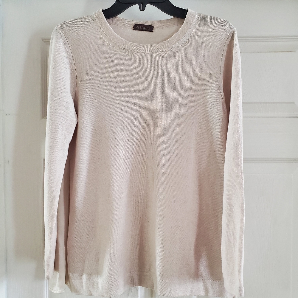 Peserico Beige Knit Top